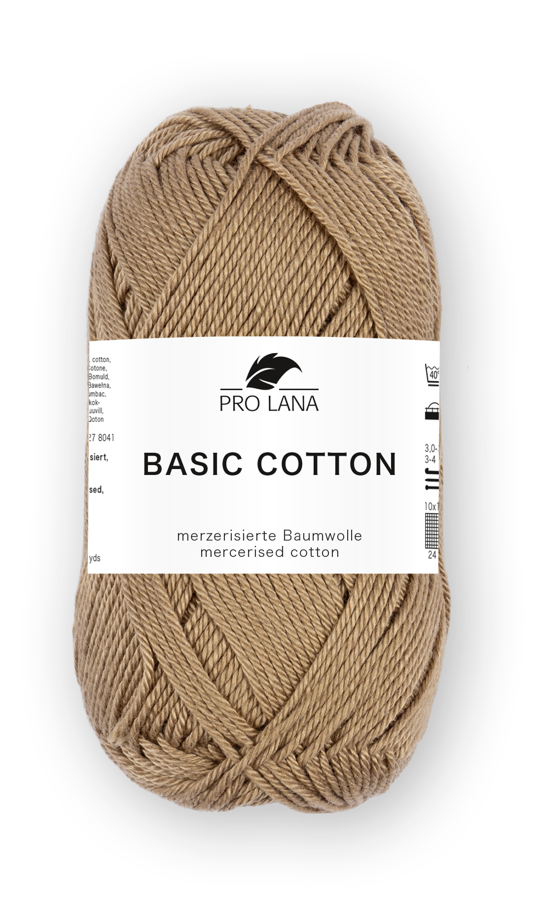 Pro Lana Basic Cotton hellbraun 08
