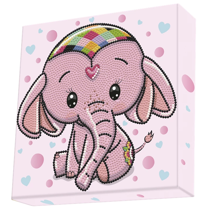 Diamond Painting Baby Elefant