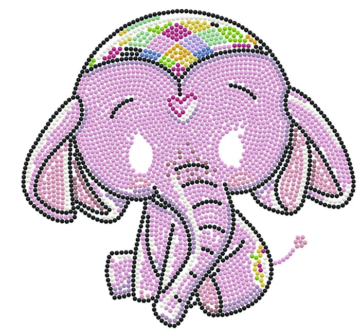 Diamond Painting Baby Elefant
