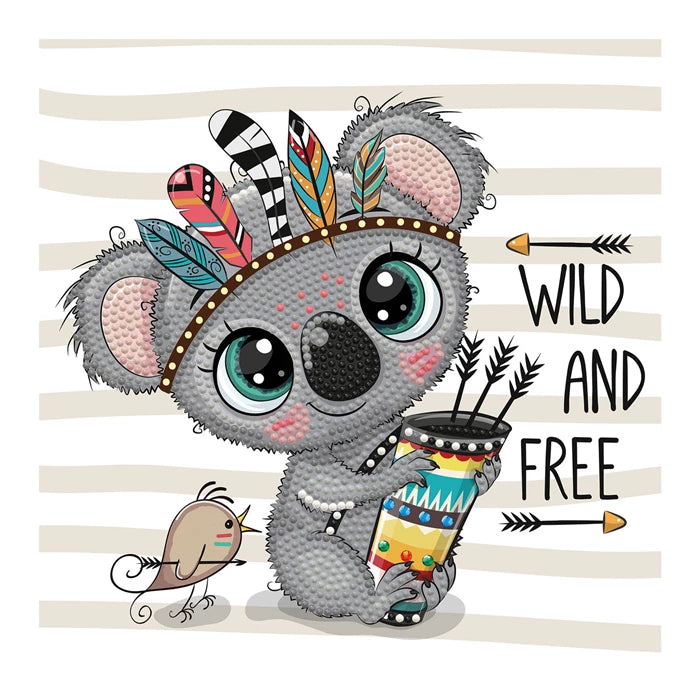 Diamond Painting Koala "Wild & Free"