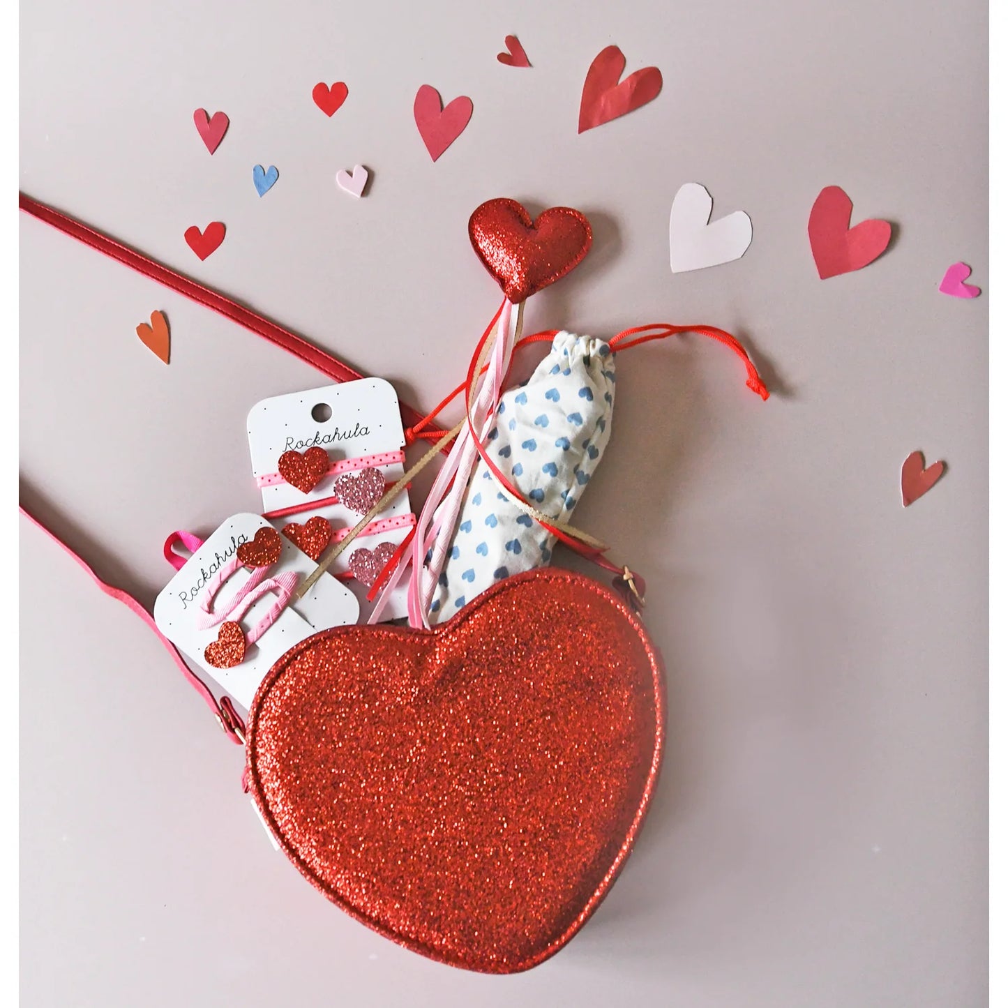 Rockahula Haargummis / Love Heart Glitter Ponies