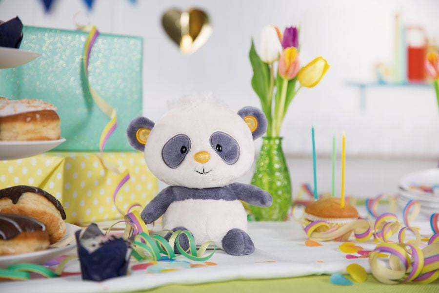 Nici 48417 - Singing Panda Plüschfigur 20 cm mit Sing- & Tanzfunktion