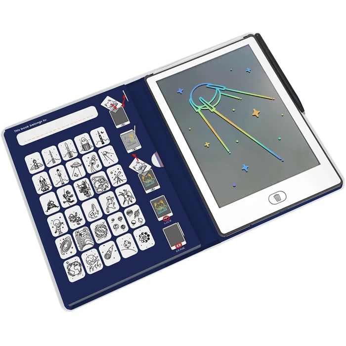 Leuchtende Designtafel mini Weltraum