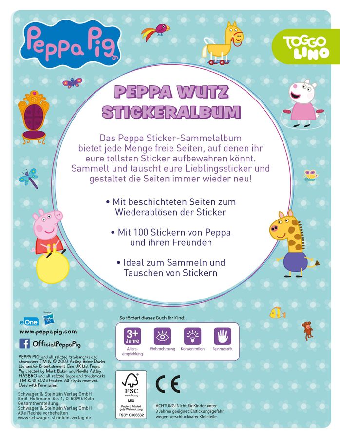 Peppa Pig - Mein Stickeralbum