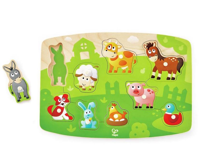 Hape - Bauernhofpuzzle