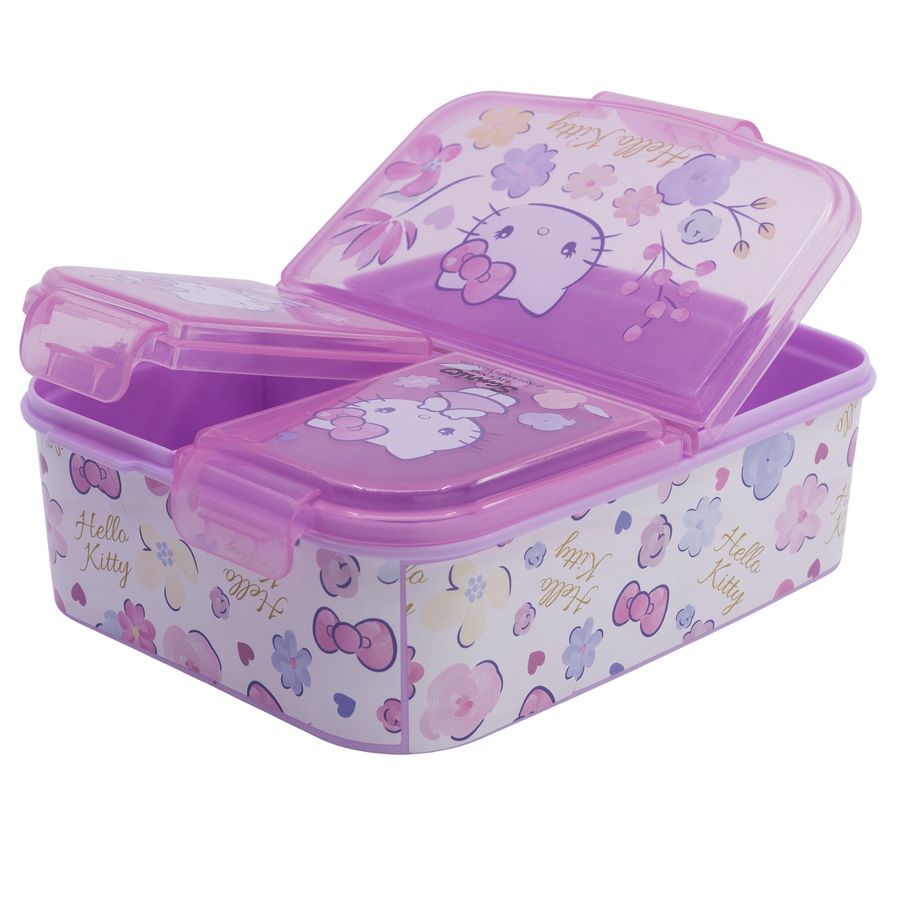 Hello Kitty - Brotdose mit Fächern - 20 cm
