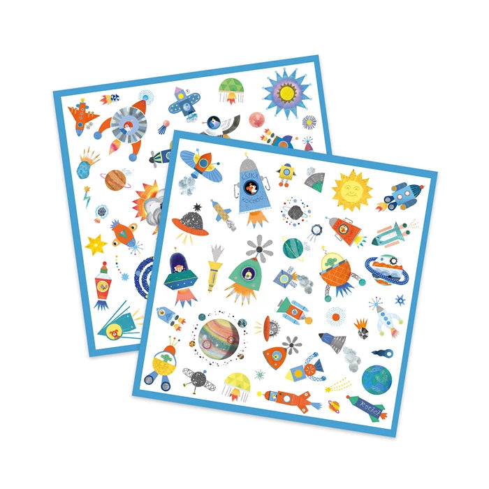 Sticker Weltraum