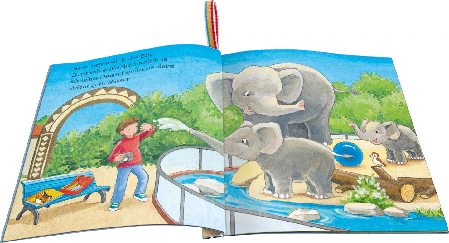 Mein Knuddel-Knautsch-Buch: Besuch im Zoo - Bilderbuch