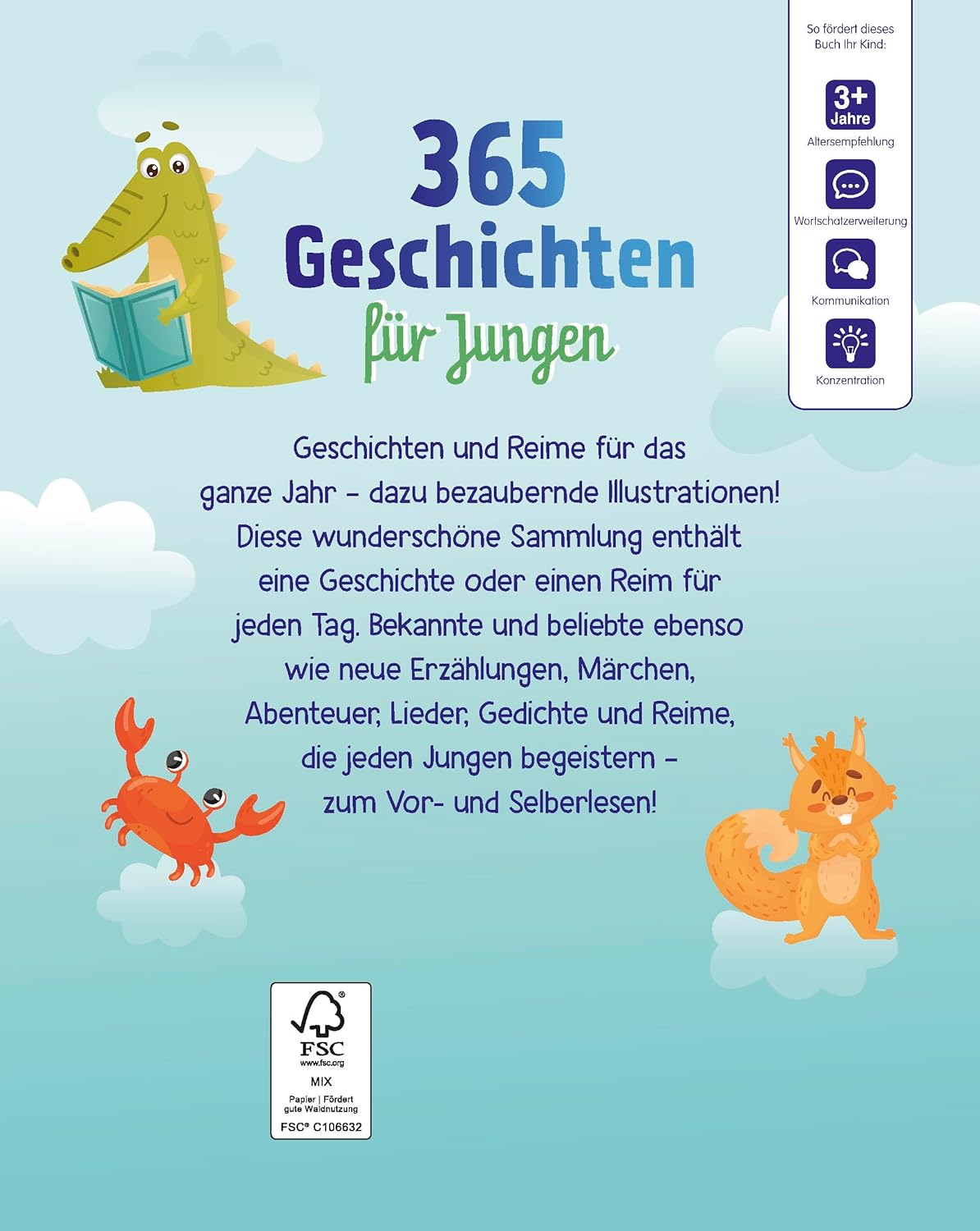 365 Geschichten für Jungen