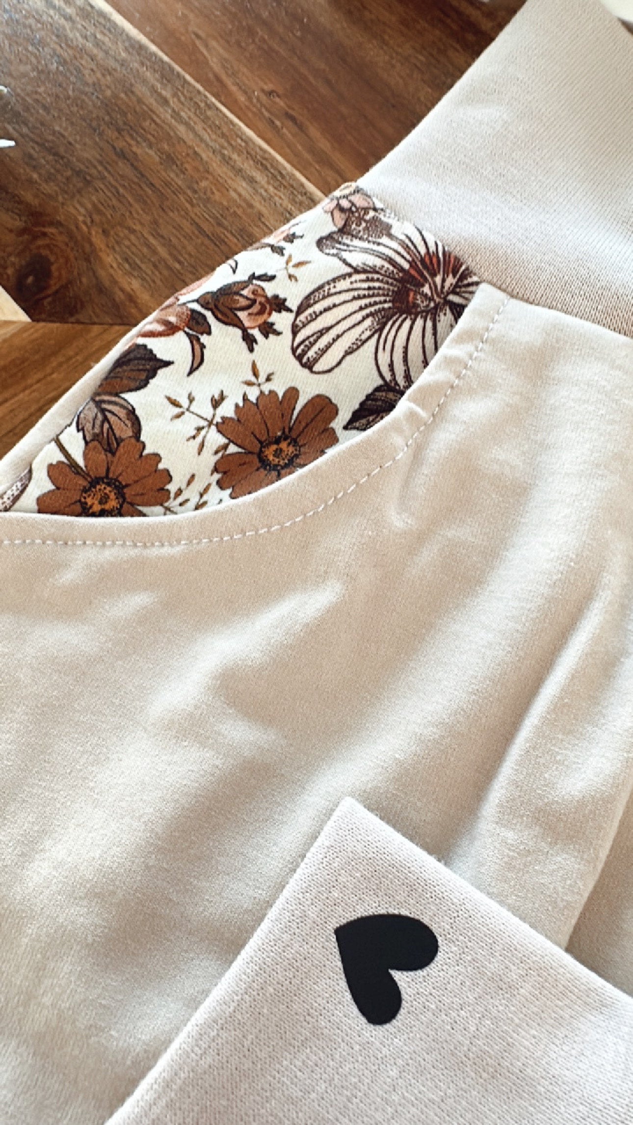Mini Ella Pumphose beige/braun Gr. 68