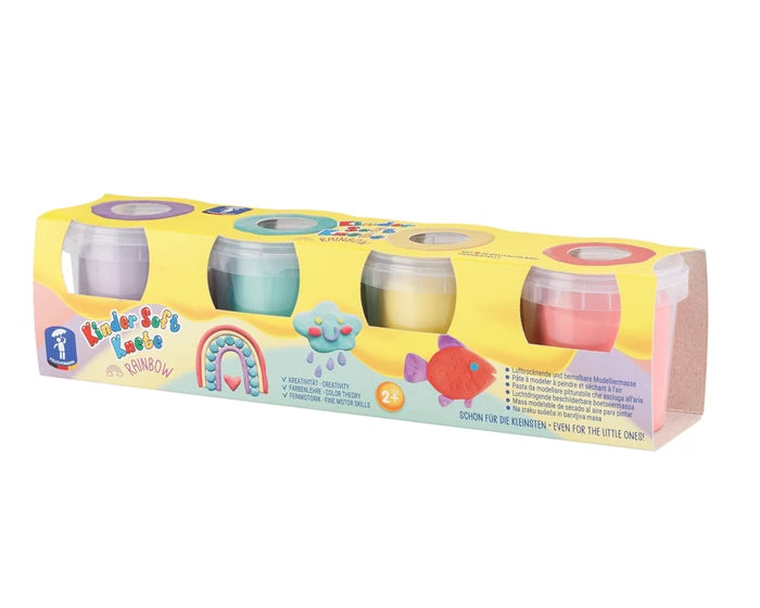 Kinder Soft Knete Rainbow 4x150g