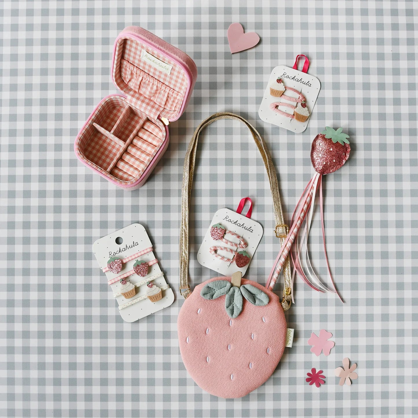 Rockahula Haarspangen / Strawberry Shortcake Clips