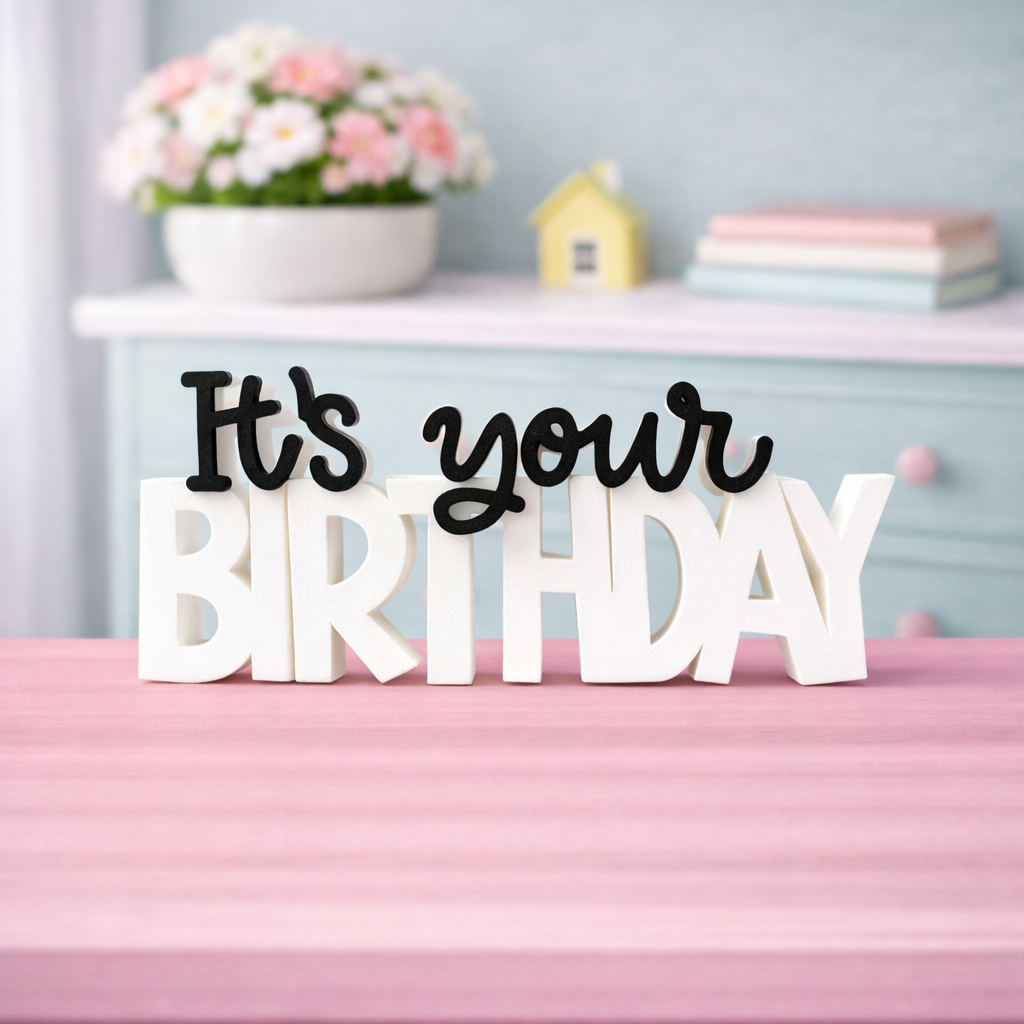 3D-Aufsteller It's your Birthday