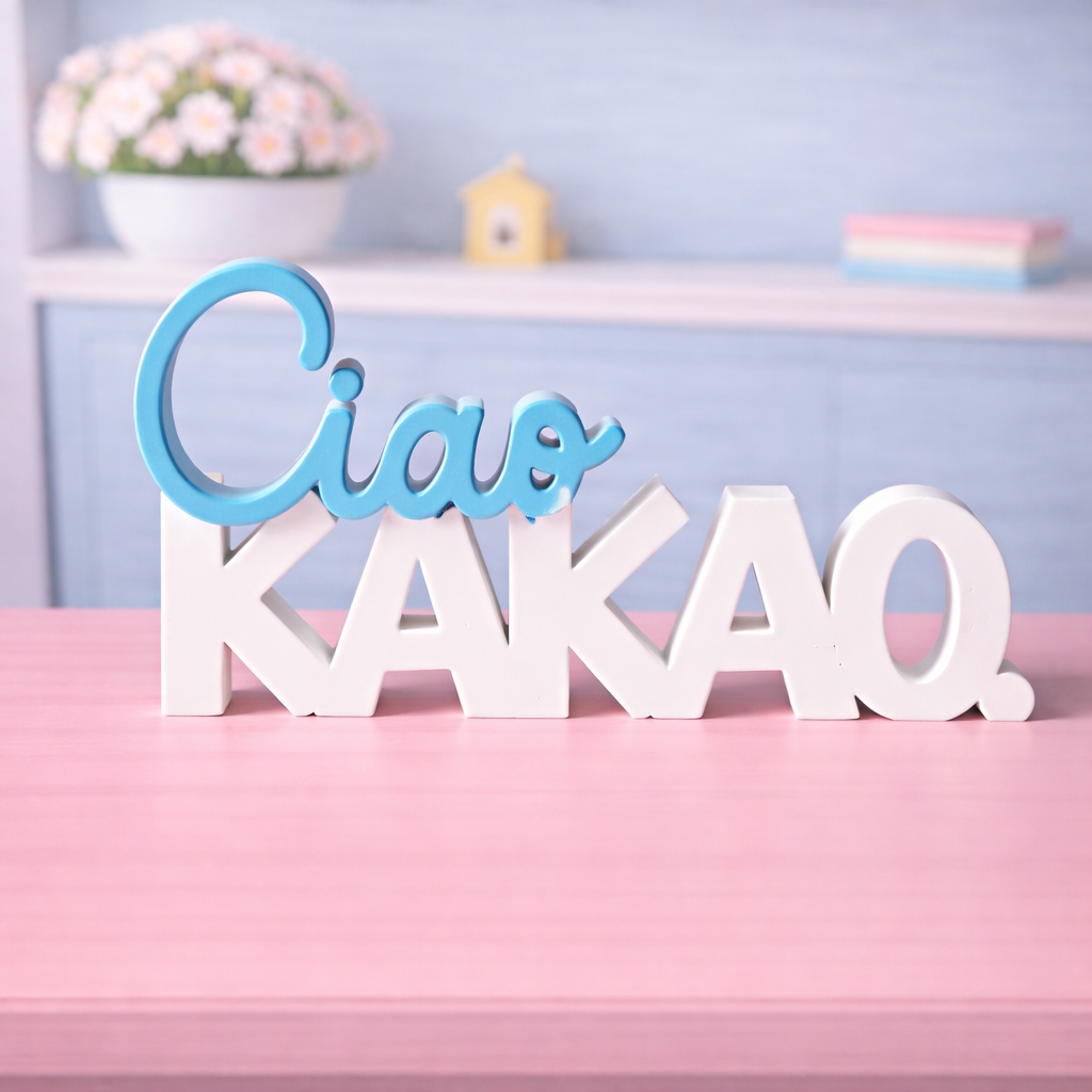 3D-Aufsteller Ciao Kakao