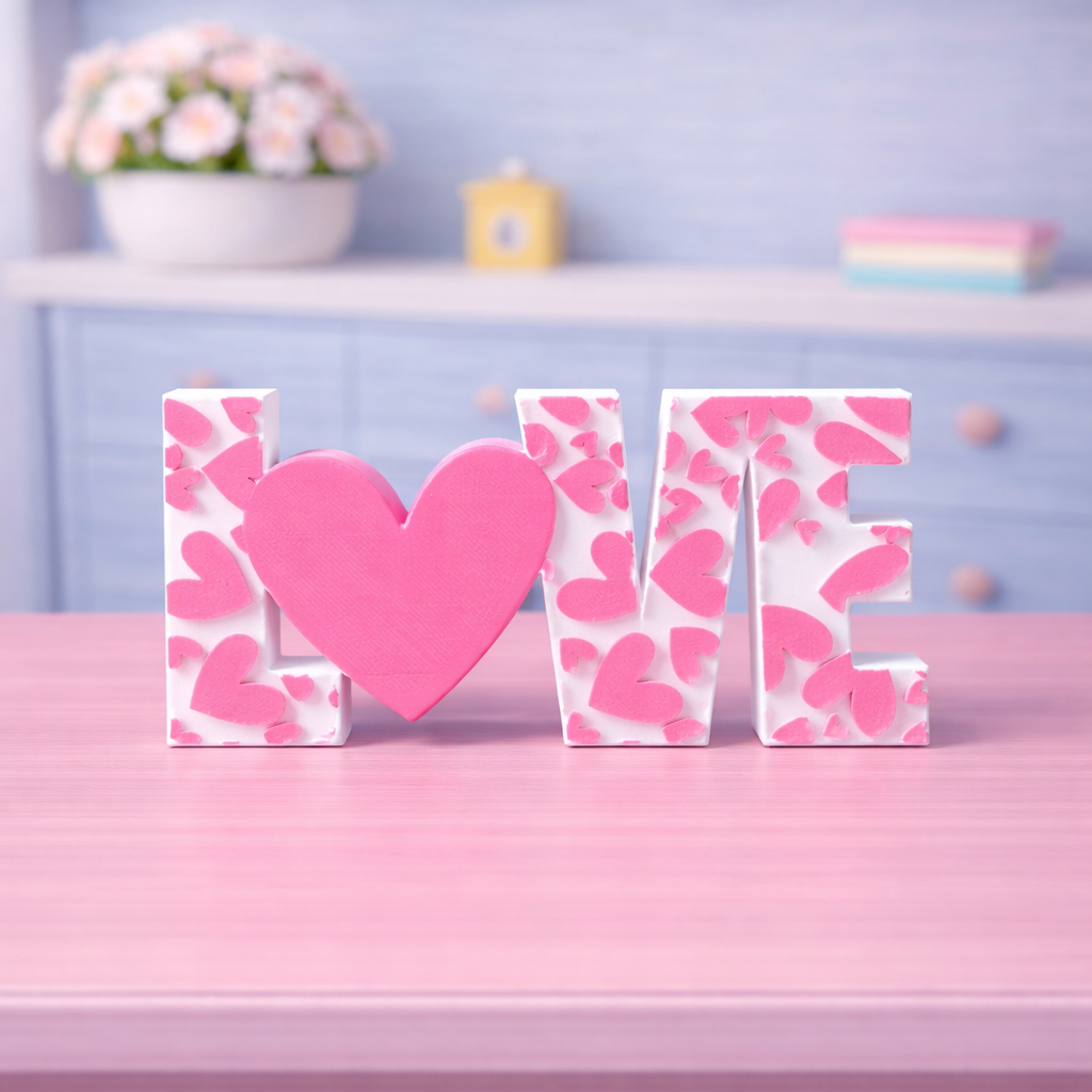 3D-Aufsteller Love