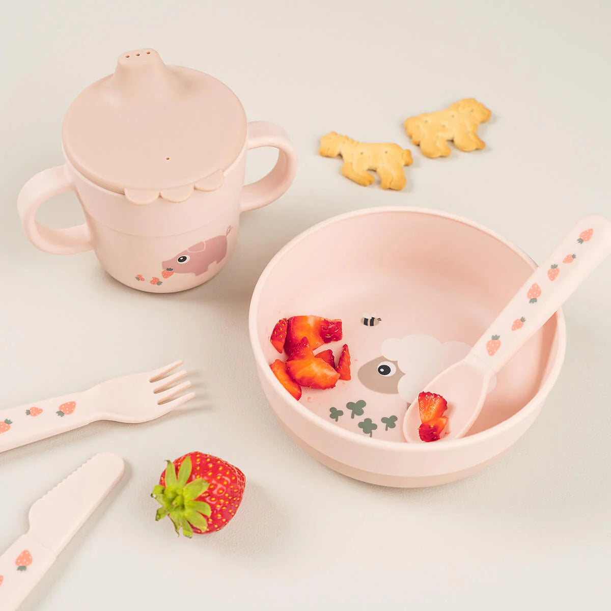 Foodie Schüssel - Tiny farm - Rosa