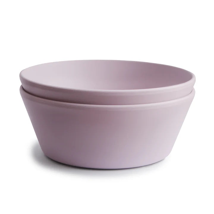 MUSHIE Dinner Schale Rund Soft Lilac 2er Set
