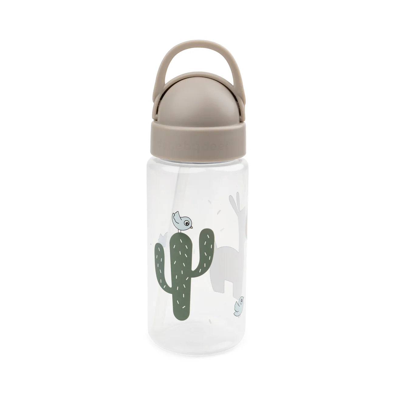 Trinkflasche mit Strohhalm - Lalee - Sand - 350 ml