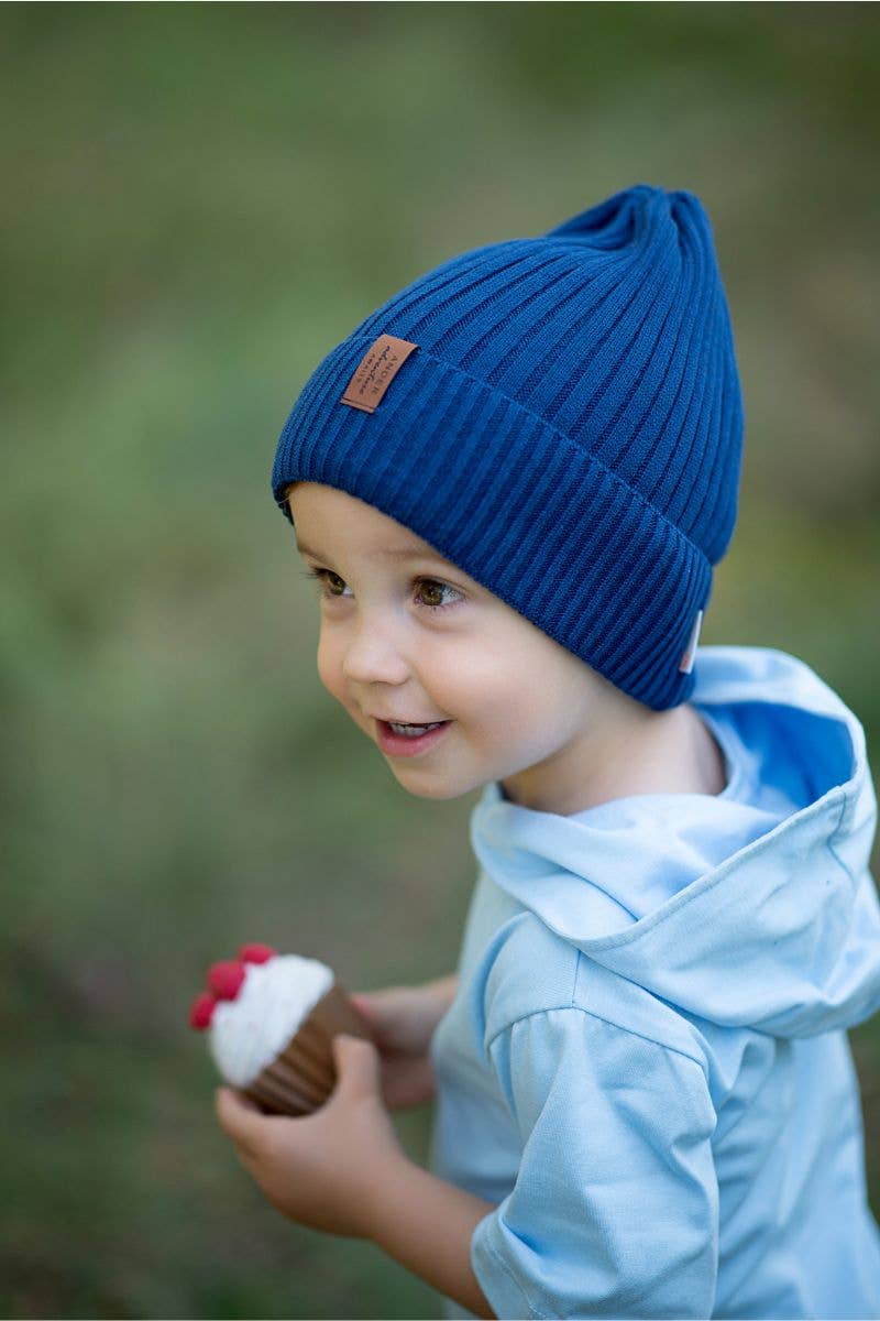Mütze 100% Baumwolle Schwarz / 2-3 yo