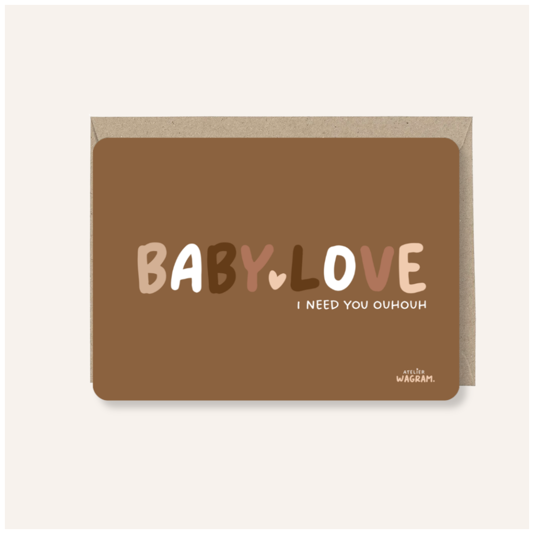 Postkarte Babylove / AtelierWagram