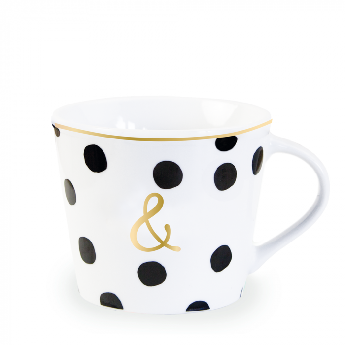 DIY Goldtasse "&"