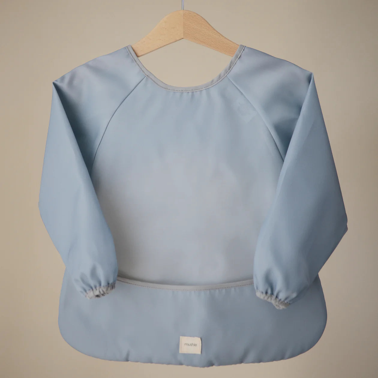 MUSHIE Langarm Lätzchen Blue
