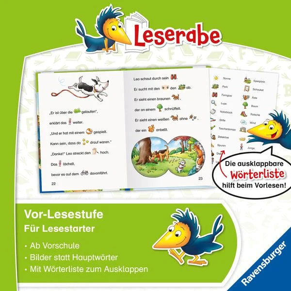 Leserabe - Vor-Lesestufe: Die Stadtpark-Detektive