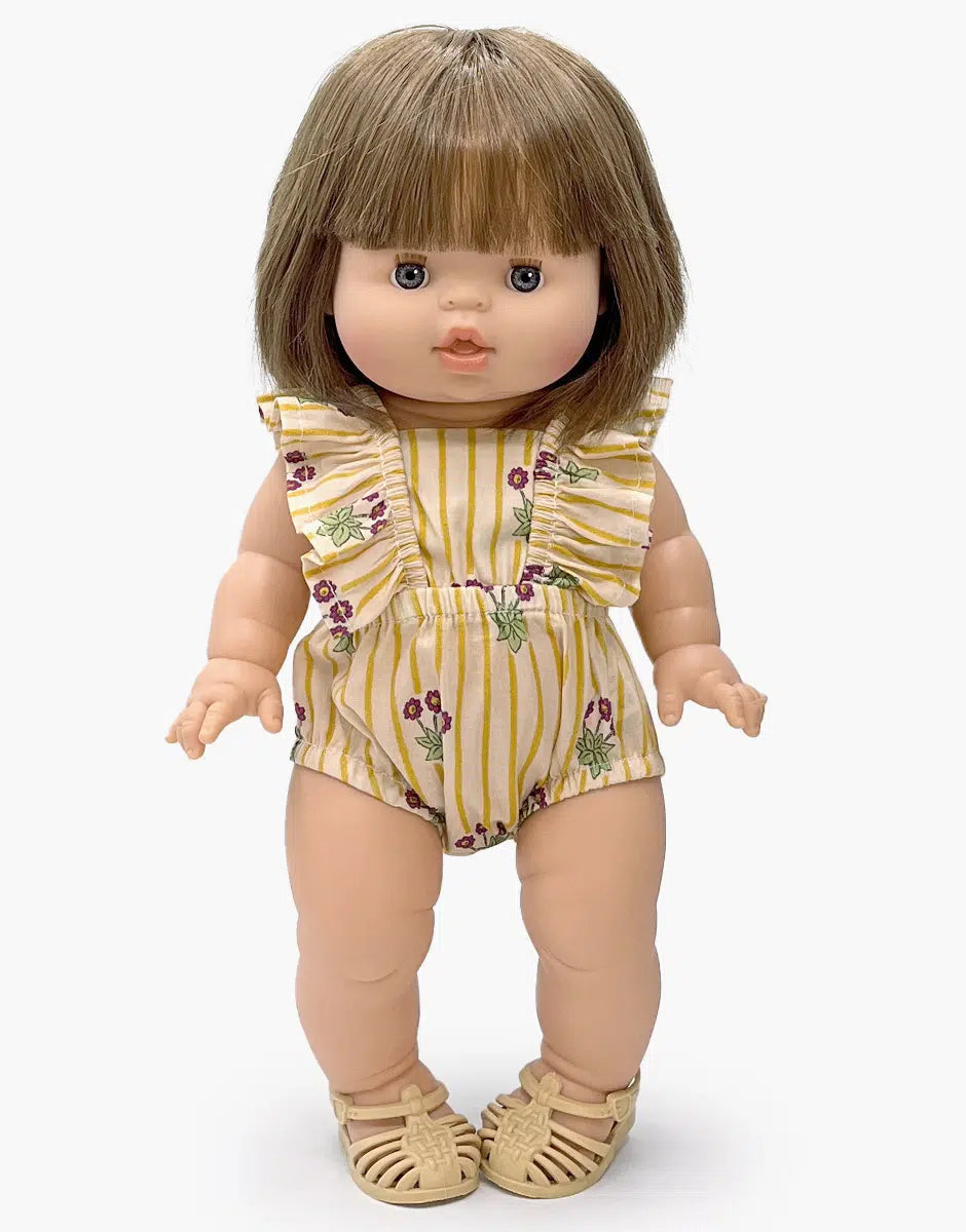 Lou Retro Baumwoll-Strampler Daisy