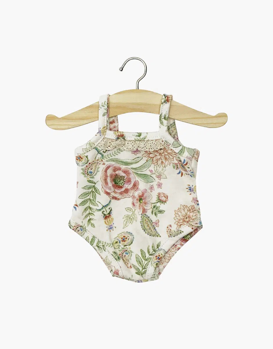 Les P'tits Basiques – Lili-Rose Jersey-Trägerbody mit Spitze