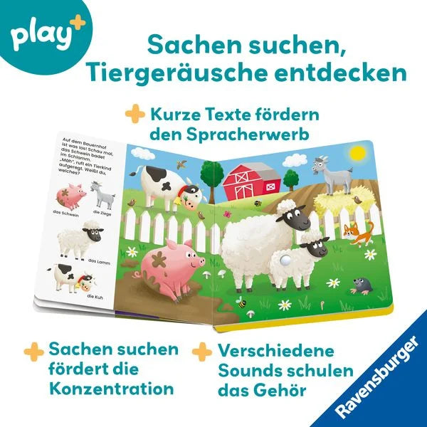 Play+ Mein allererstes Soundbuch Tierkinder - ab 12 Monate