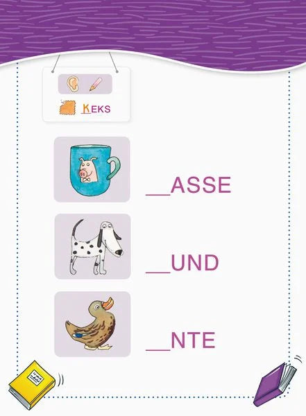 Mein Block zum Schulanfang: Erstes Lesen - Lernbuch