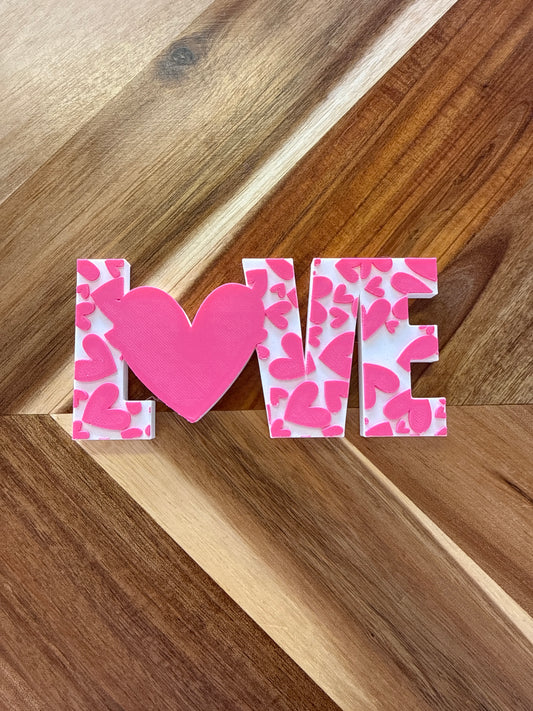 3D-Aufsteller Love