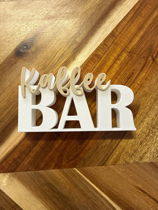 3D-Aufsteller Kaffeebar