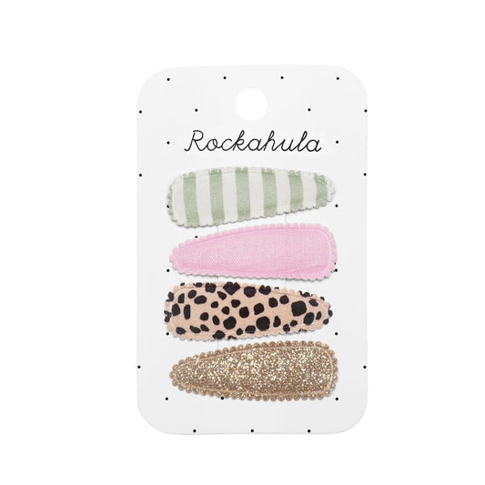 Rockahula Haarspangen / Safari Fabric Clip Set