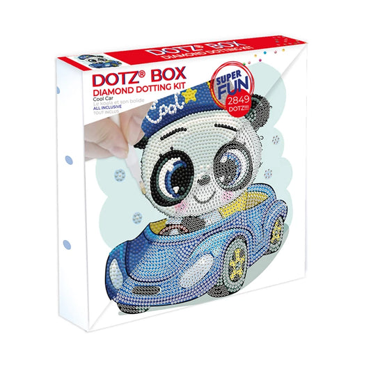 Diamond Painting Panda Auto