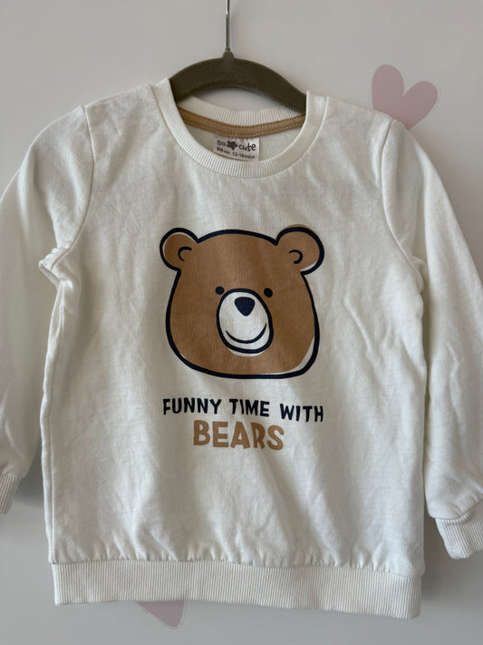 Pullover Bär Gr. 86