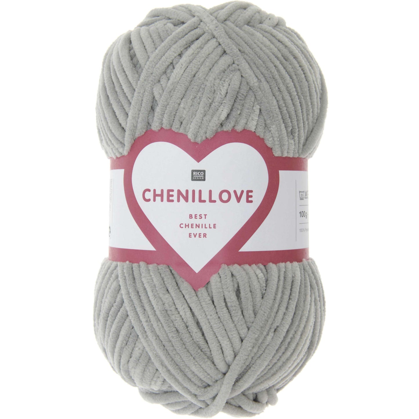 Rico Creative Chenillove grau