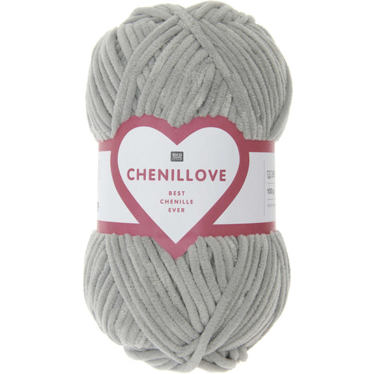 Rico Creative Chenillove grau