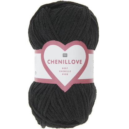 Rico Creative Chenillove schwarz