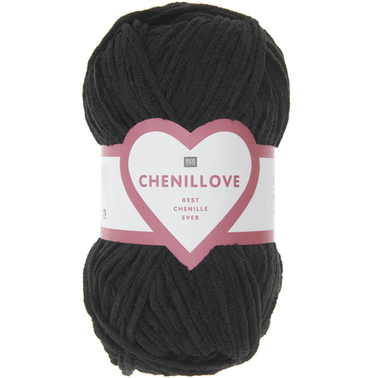 Rico Creative Chenillove schwarz