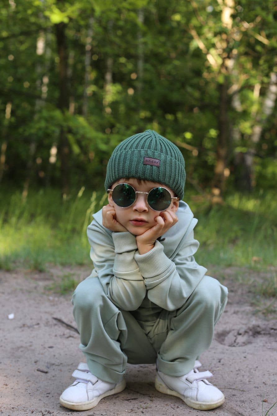 Mütze für Jungen, recycelte Baumwolle, Brown / 3-5 Jahre alt - 52