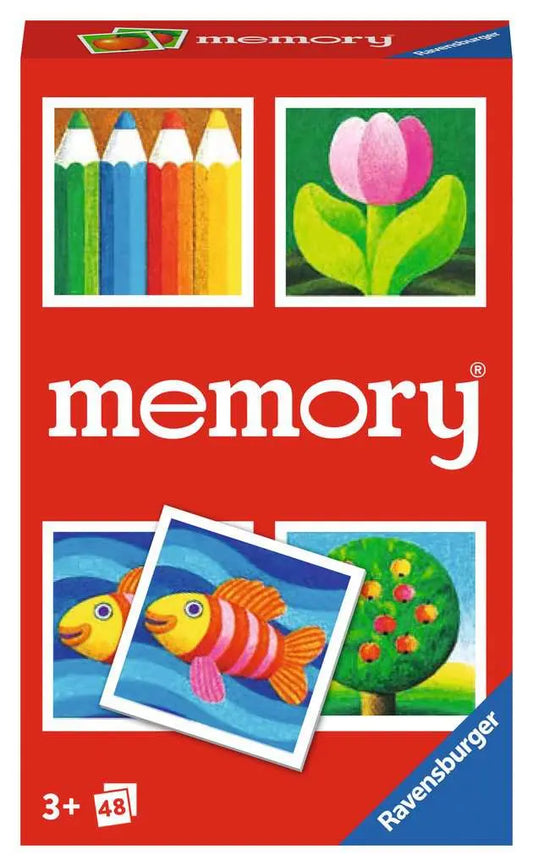 Memory Kinder, d/f/i ab 3 Jahren, 2-6 Spieler, Merkspiel, 24 Bildpaare