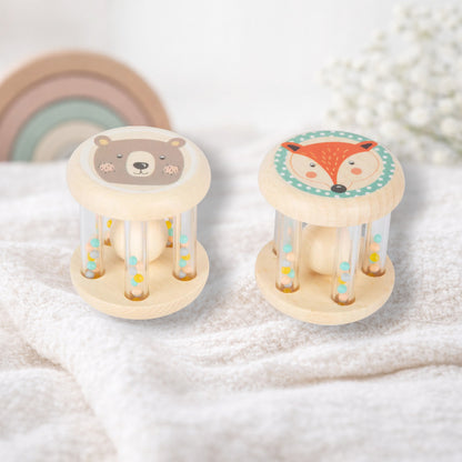 Babyrasseln Tiere Pastell
