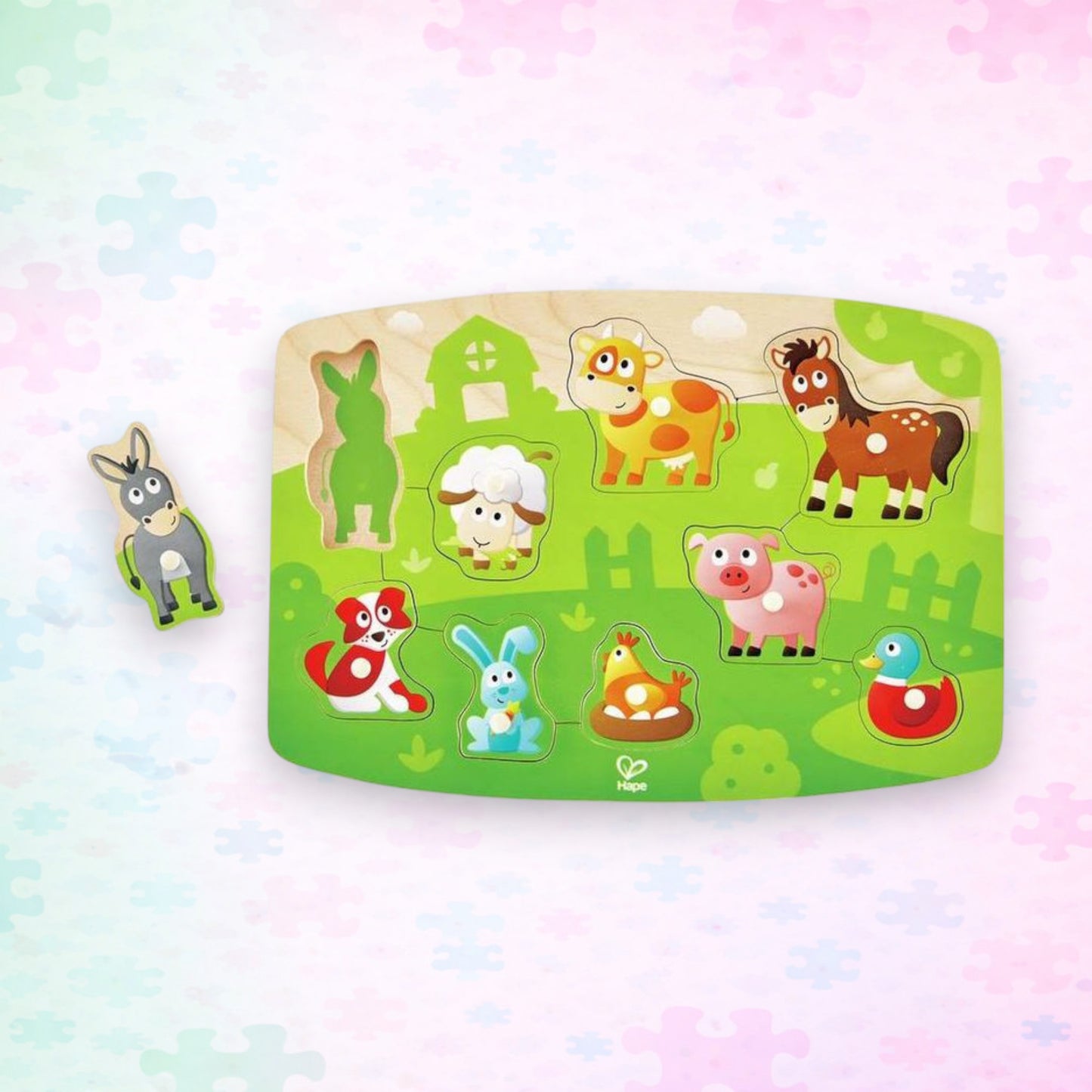 Hape - Bauernhofpuzzle