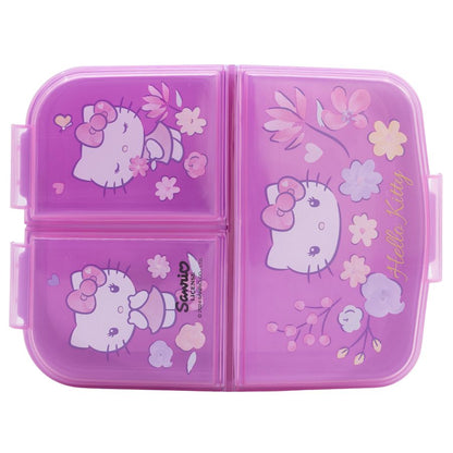 Hello Kitty - Brotdose mit Fächern - 20 cm