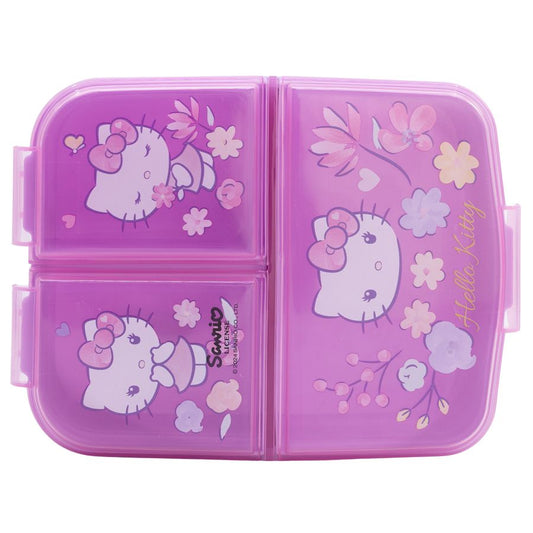 Hello Kitty - Brotdose mit Fächern - 20 cm