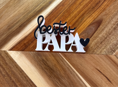 3D-Aufsteller Bester Papa