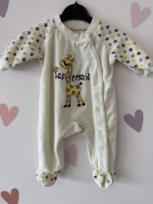 Strampler Giraffe Gr. 50