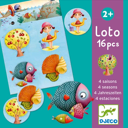 Lernspiel Loto 4 Jahreszeiten