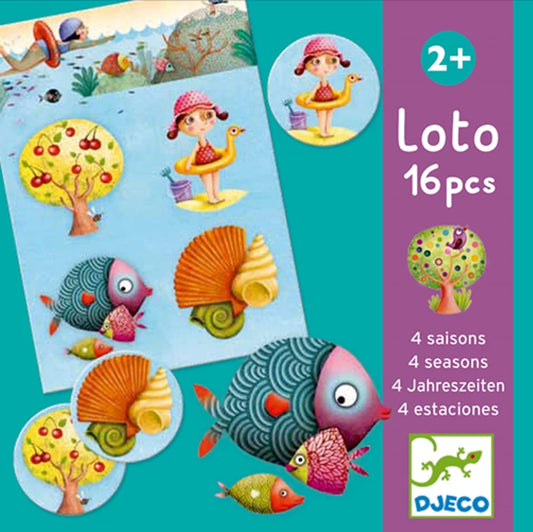 Lernspiel Loto 4 Jahreszeiten